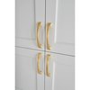 Jeffrey Alexander 96 mm Center-to-Center Brushed Gold Arched Roman Cabinet Pull 944-96BG